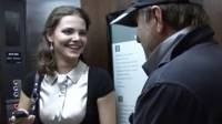 Лиза Боярская и Ермольник в лифте
