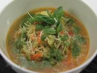 Овощной суп с песто