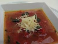 Суп с томатами и базиликом